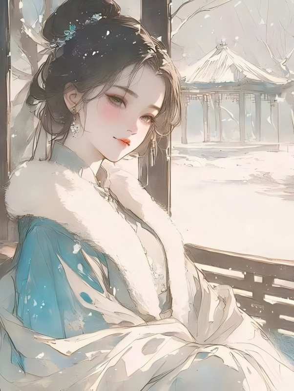 绣尽寒枝见梅香